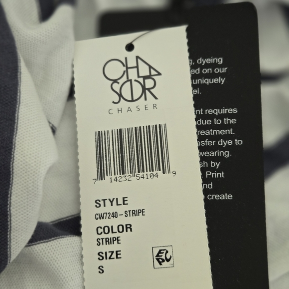 NWT Chaser Relaxed Black and White Cuffed Sleeve Blouse, SIZE SMALL - Picture 3 of 4